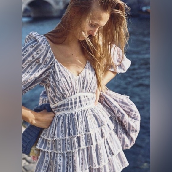 LoveShackfancy Astor ruffle dress vintage style - Picture 2 of 10